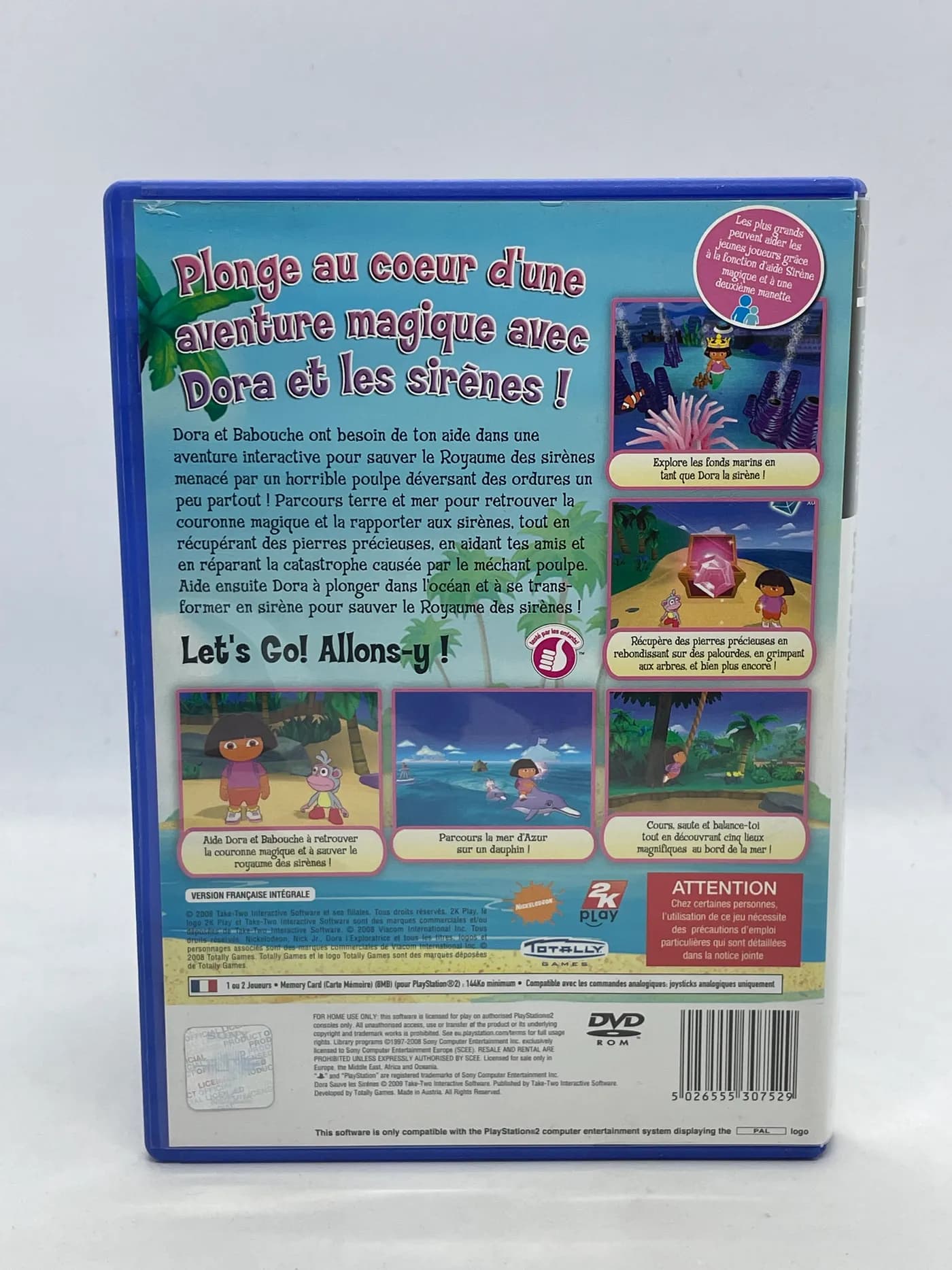 Dora the Explorer Dora Saves the Mermaids PS2