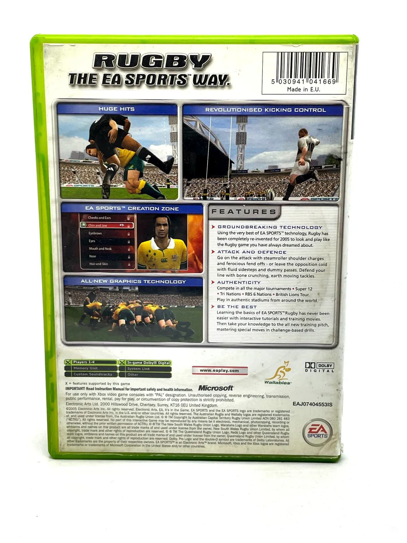 EA Sports Rugby 2005 Xbox