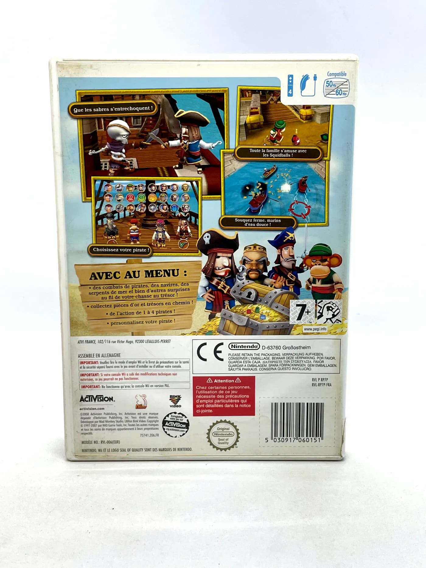 Pirates Hunt for Blackbeard's Booty Nintendo Wii