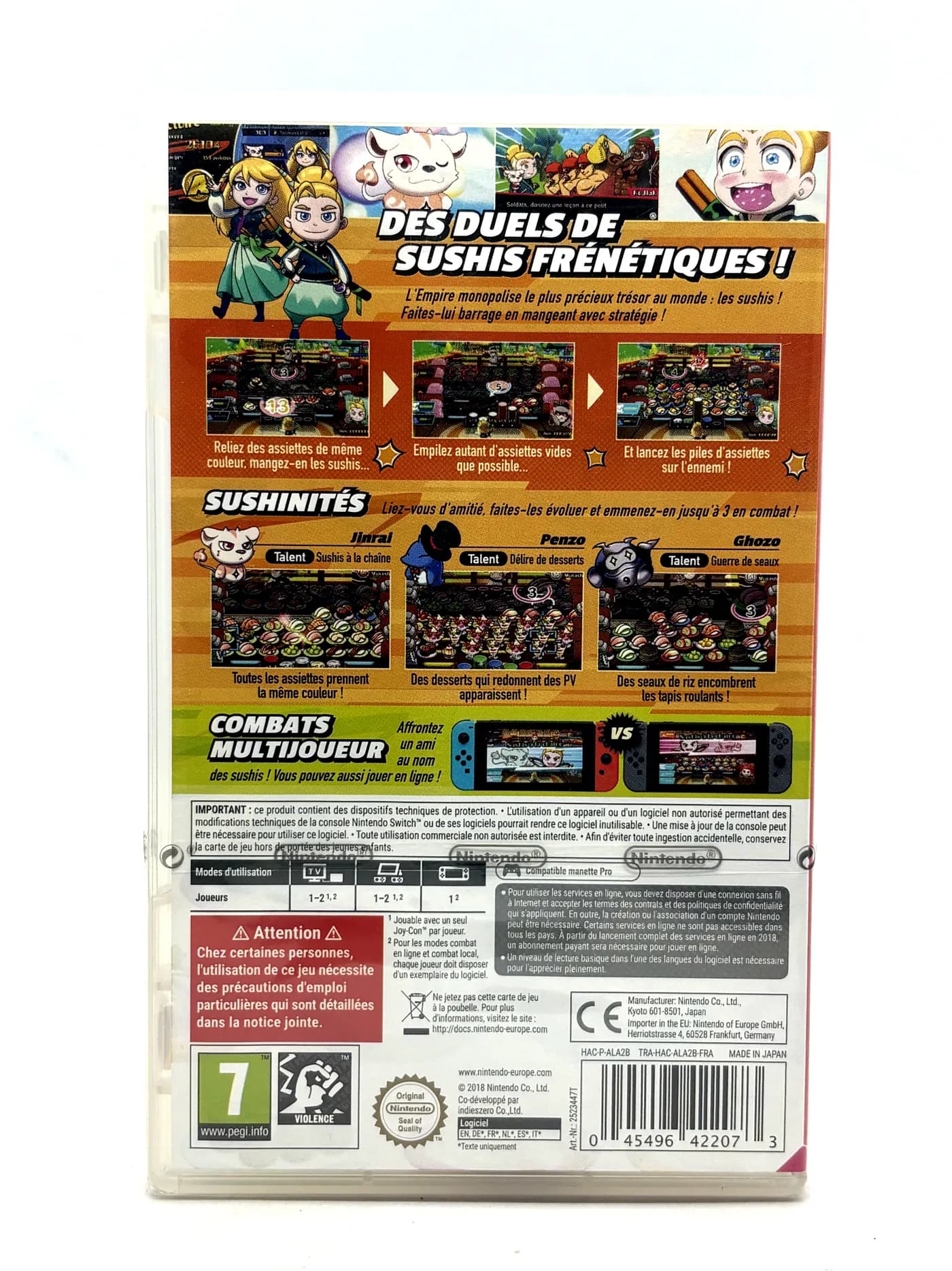 Sushi Striker The Way of Sushido Nintendo Switch (New and Sealed)