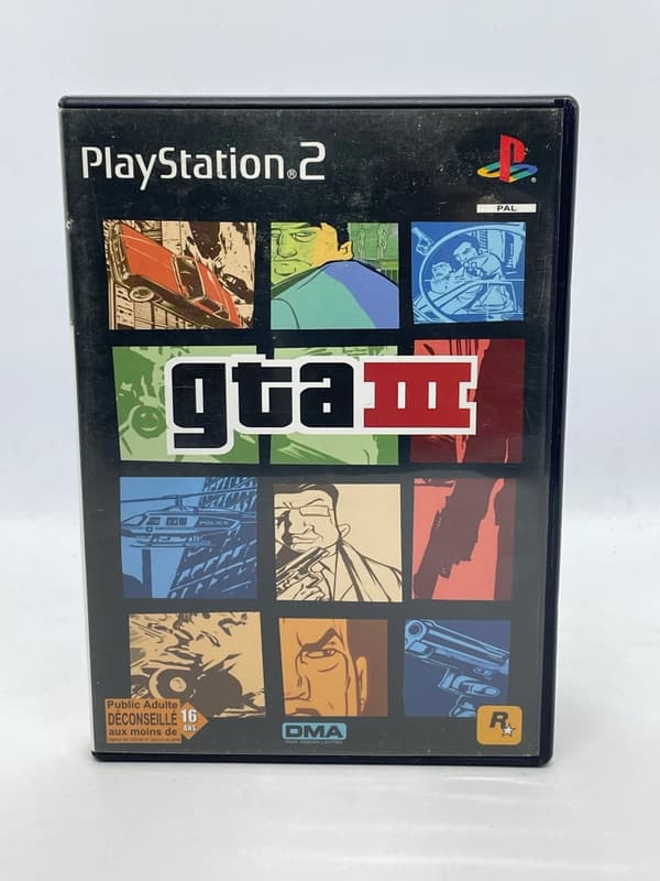 Grand Theft Auto III GTA III PS2 + map