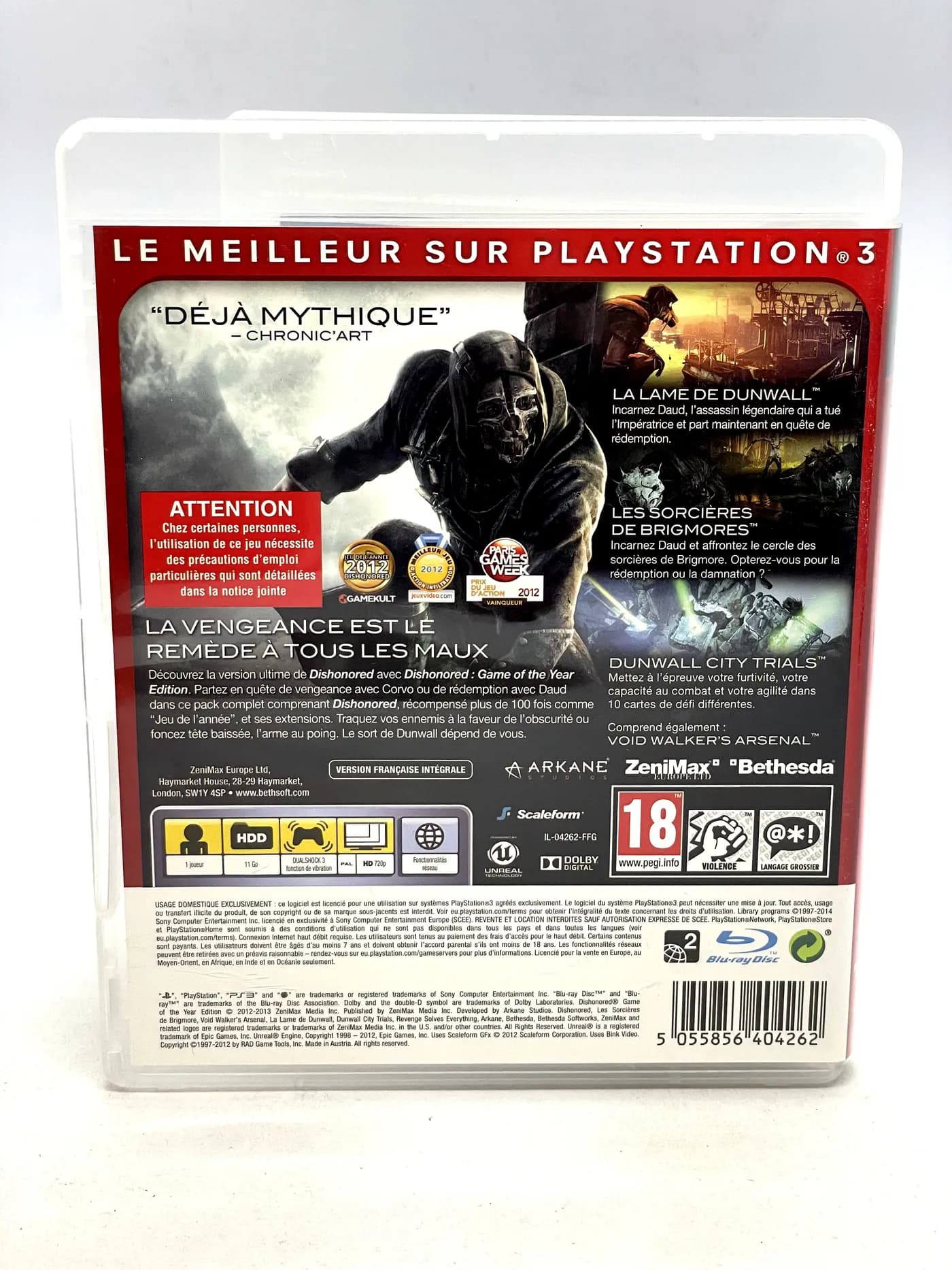 Dishonored Game of the Year Edition PS3 (FR)