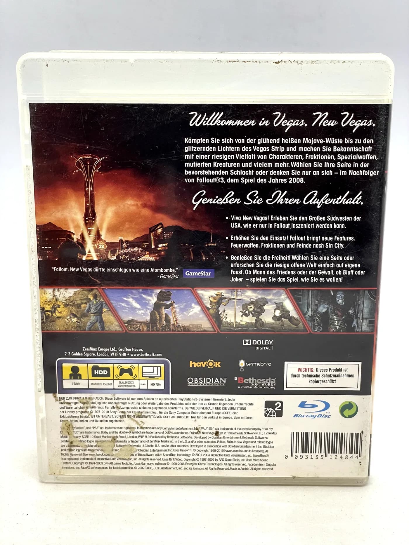 Fallout New Vegas PS3 (FR)