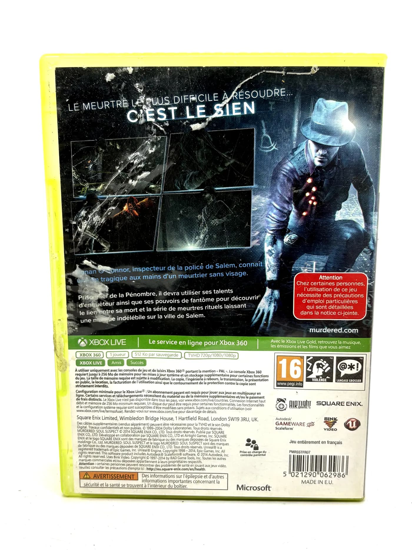 Murdered Soul Suspect Xbox 360
