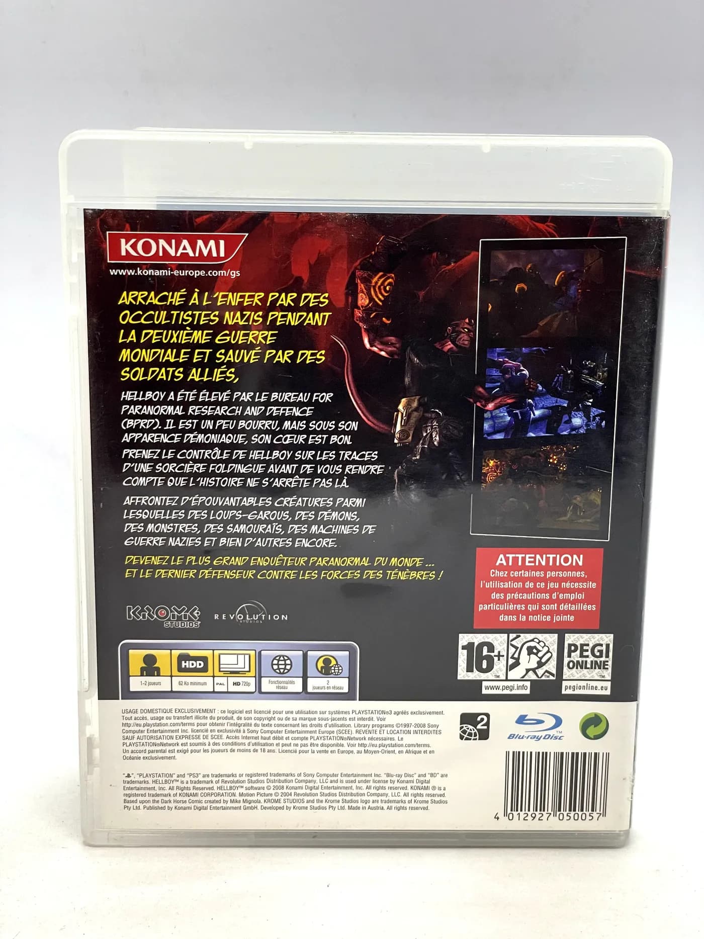 Hellboy The Science of Evil PS3