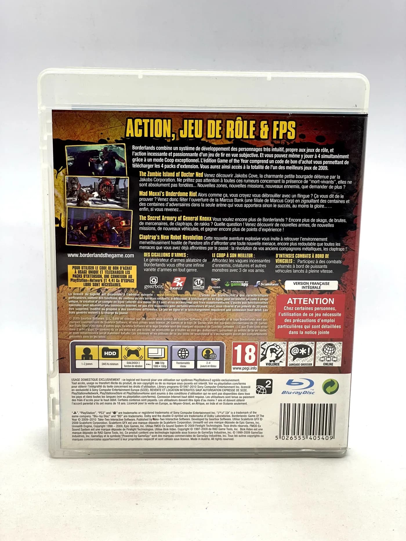 Borderlands Game of the Year Edition PS3