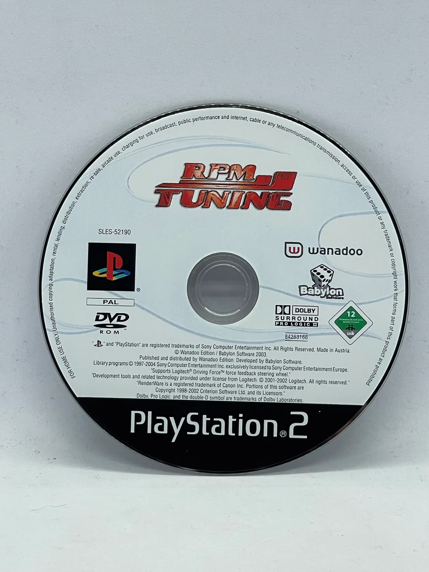 RPM Tuning PS2 (game only)