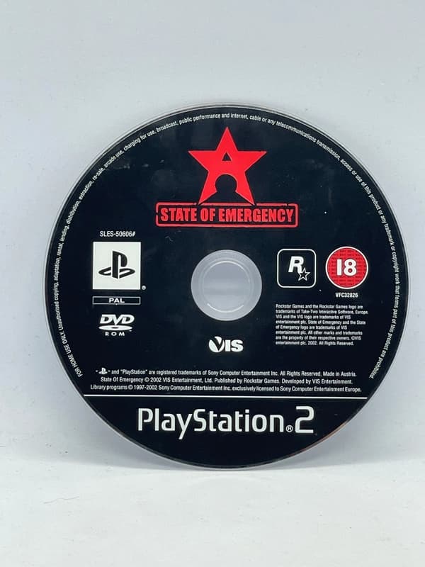 State of Emergency PS2 (sama gra)