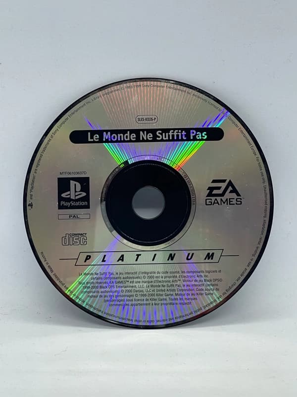 007 The World Is Not Enough PS1 PSX (FR) (sama gra)