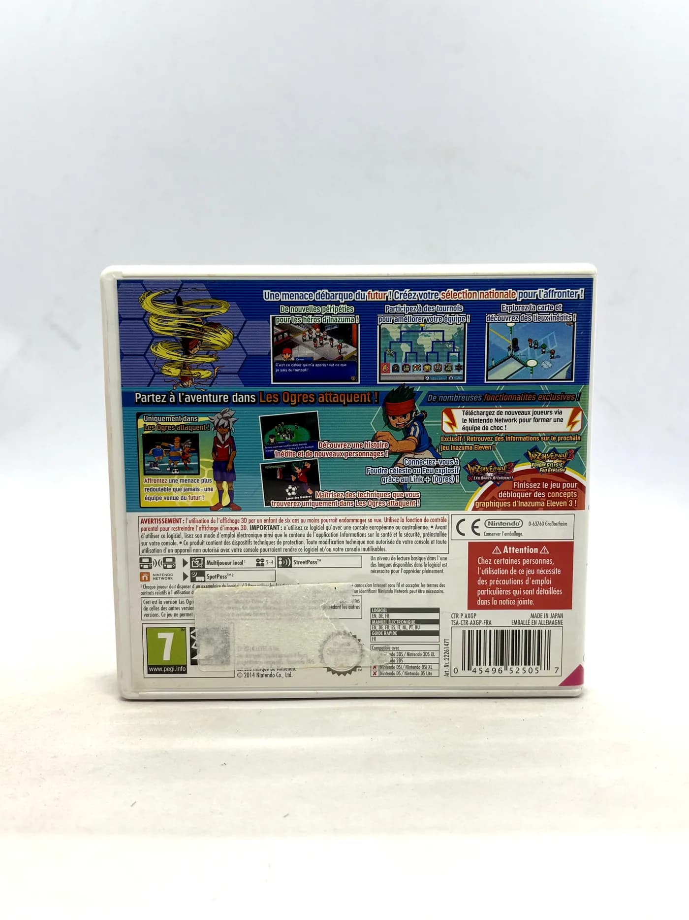 Inazuma Eleven 3 Team Ogre Attacks! Nintendo 3DS
