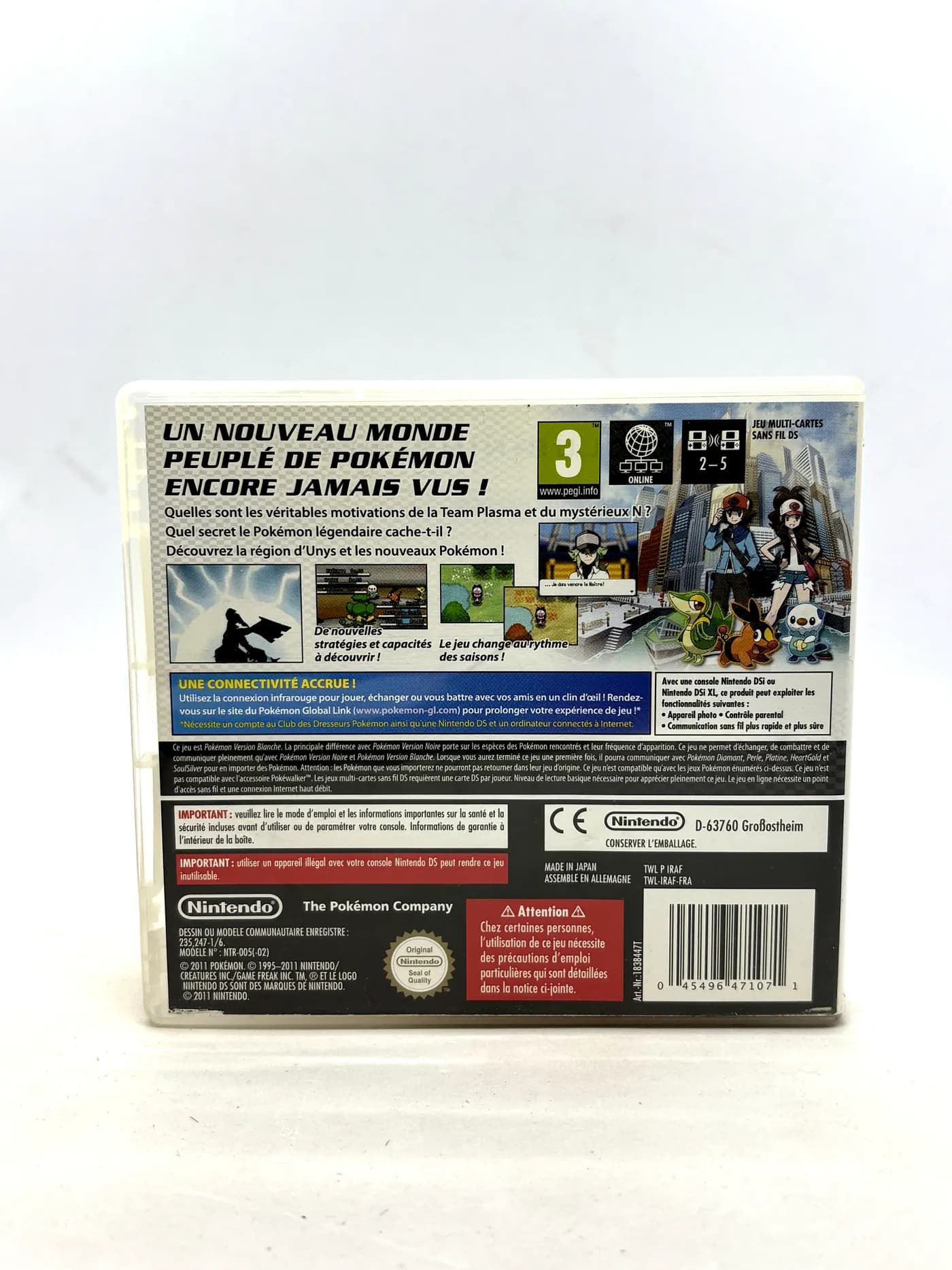 Pokemon White Nintendo DS (FR)