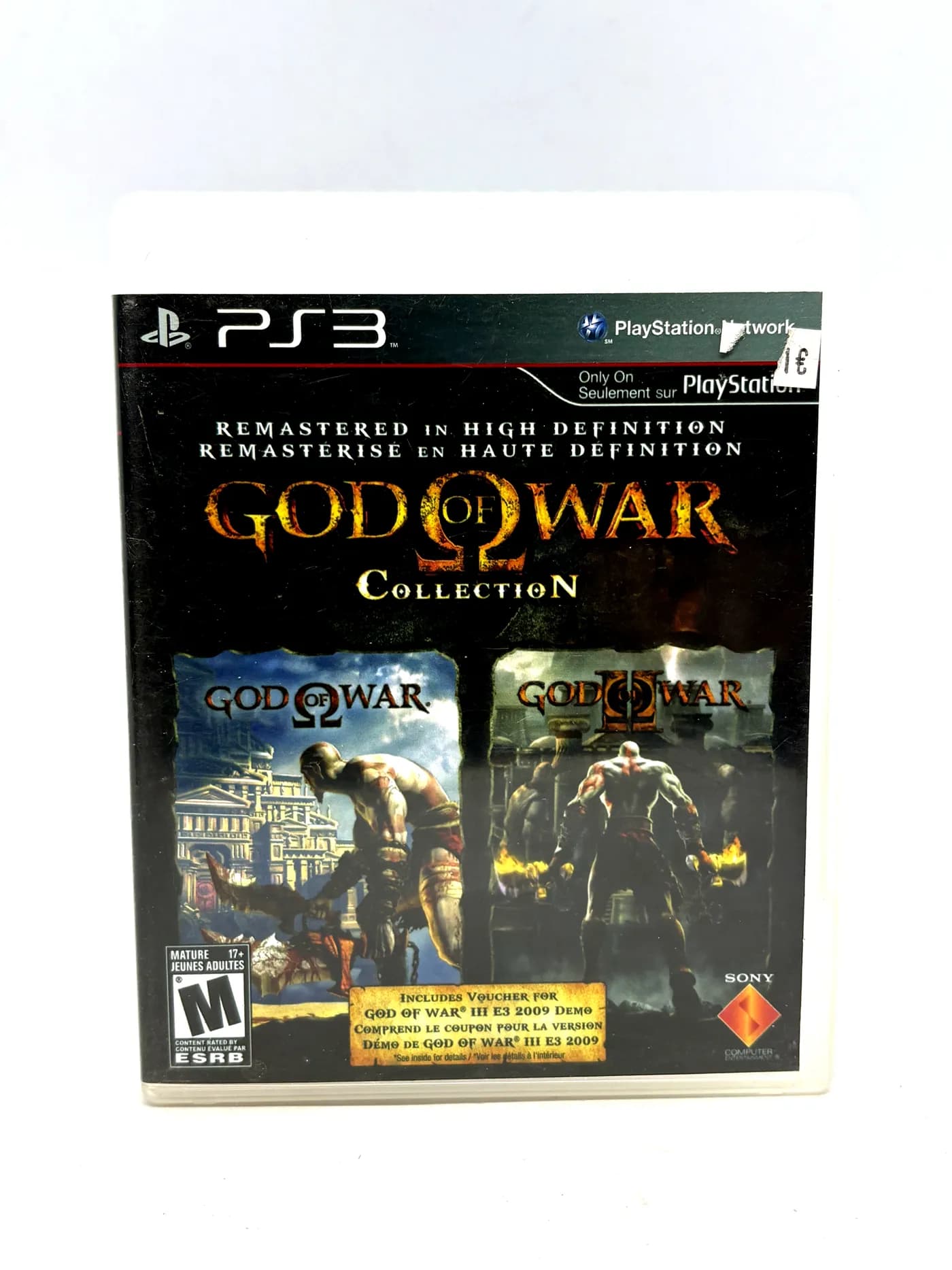 God of War Collection PS3 (drukowana okładka)