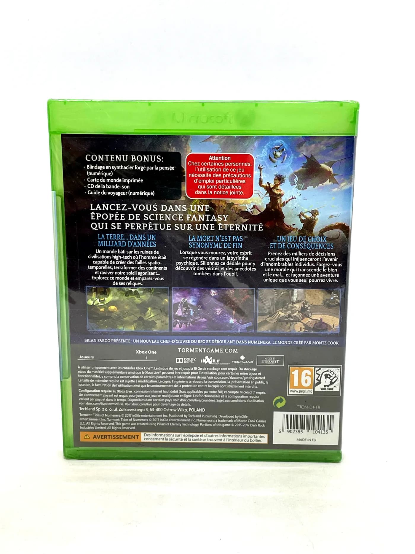 Torment Tides of Numenera Xbox One (New & Sealed)