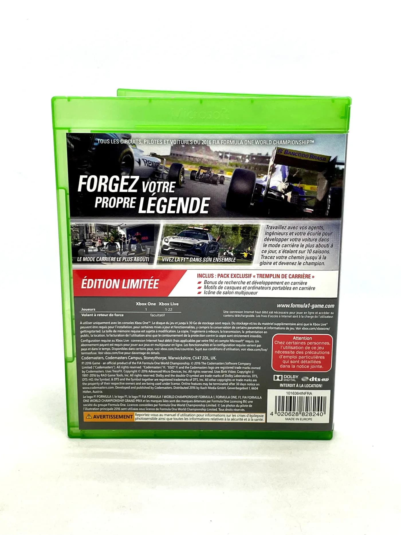 F1 2016 Xbox One