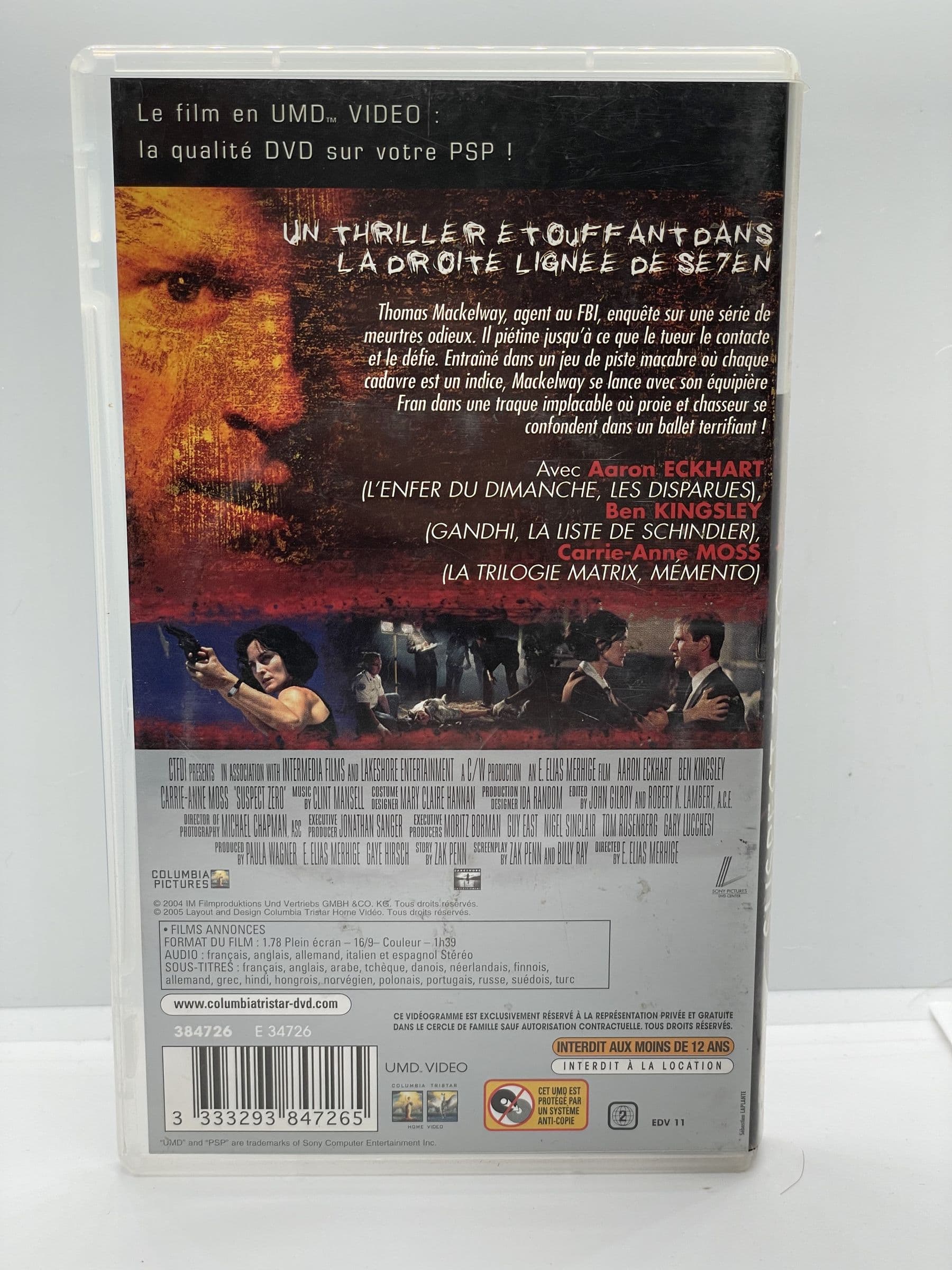 Suspect Zero PSP Video
