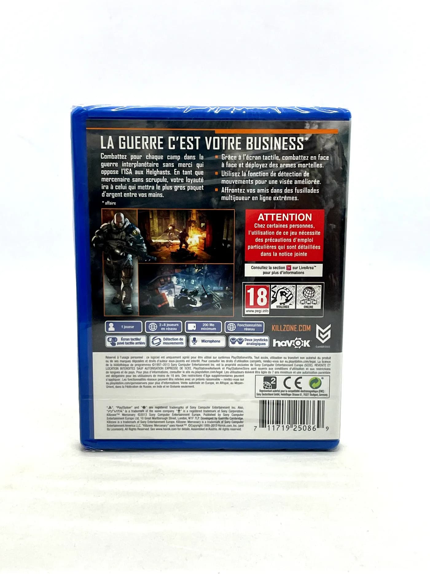 Killzone Mercenary PS Vita (New & Sealed)