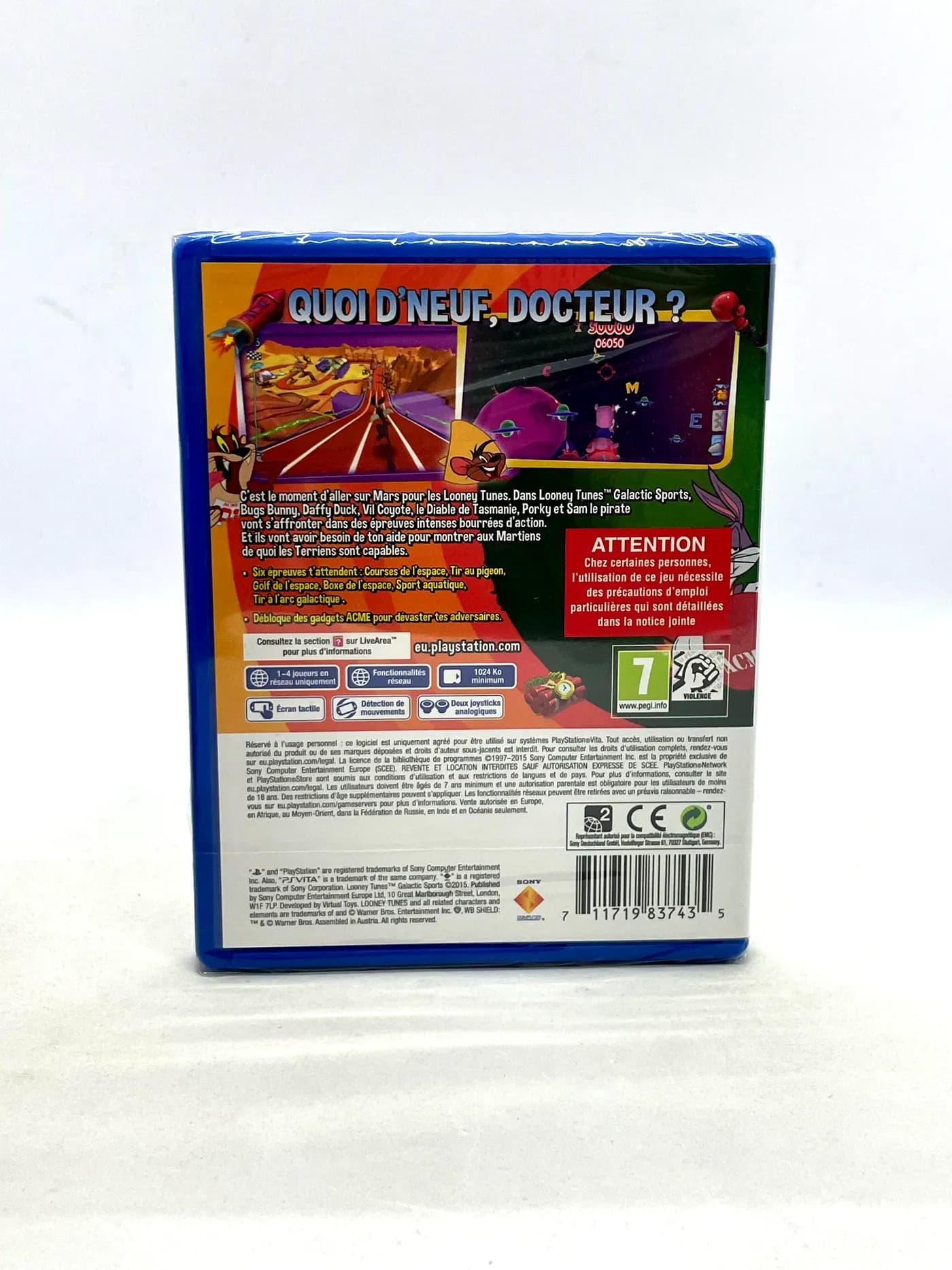 Looney Tunes Galactic Sports PS Vita (New & Sealed)