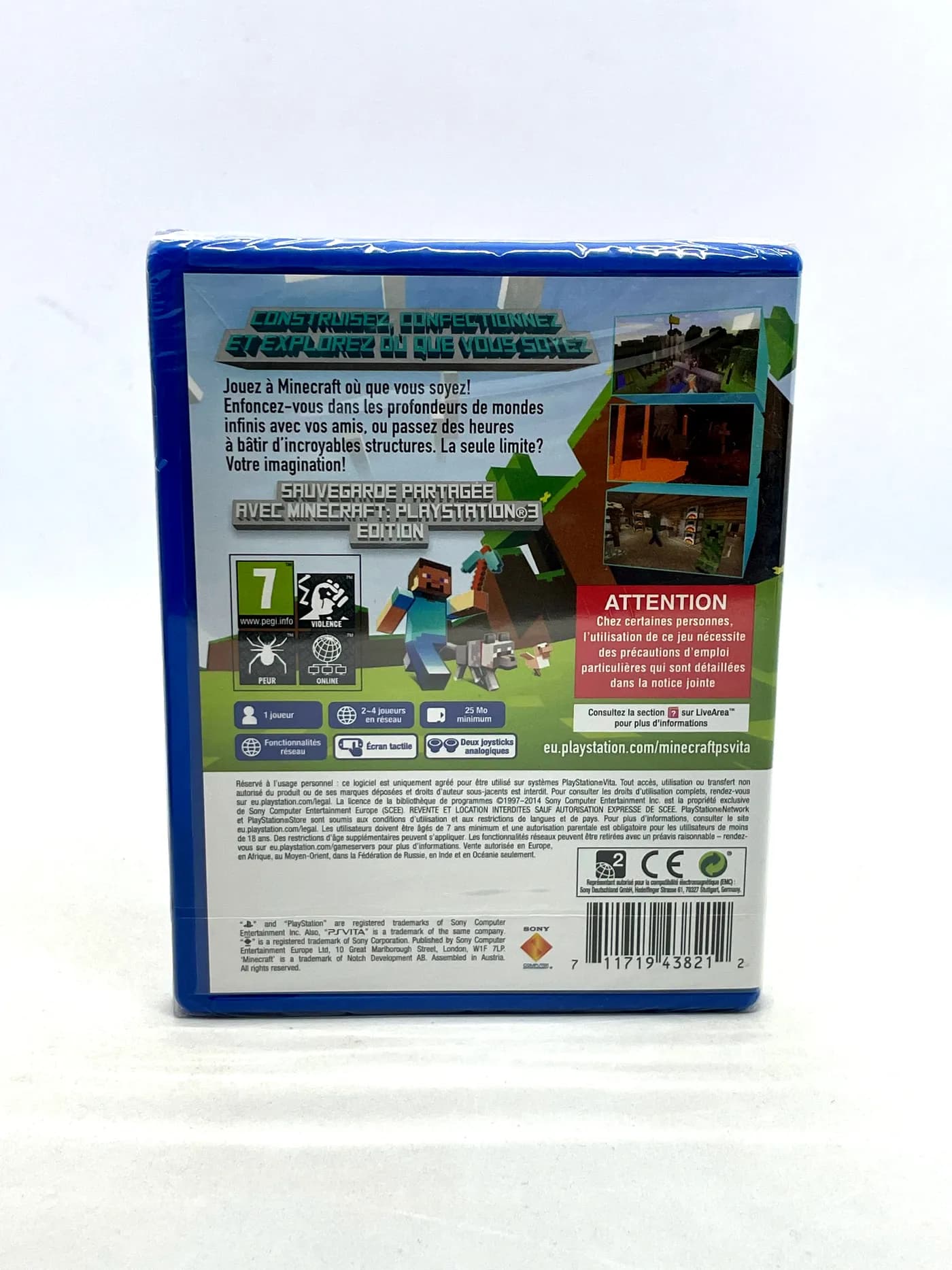 Minecraft PlayStation Vita Edition PS Vita (New & Sealed)