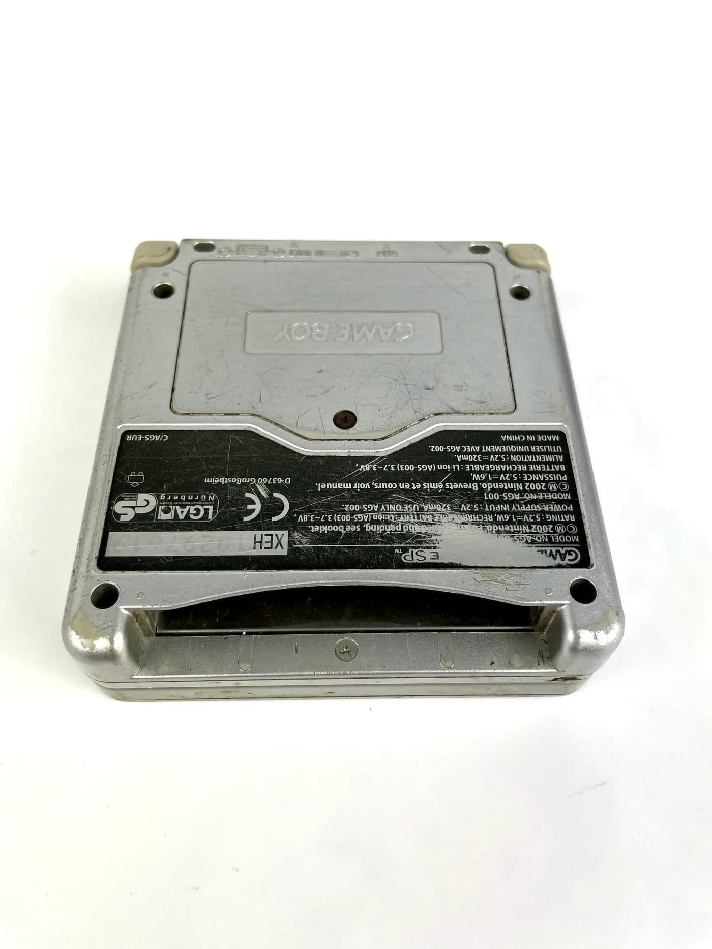 Game Boy Advance SP Silver Console Set