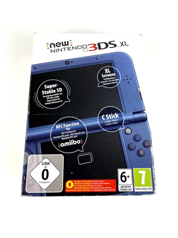 New Nintendo 3DS XL Metallic Blue Console Complete