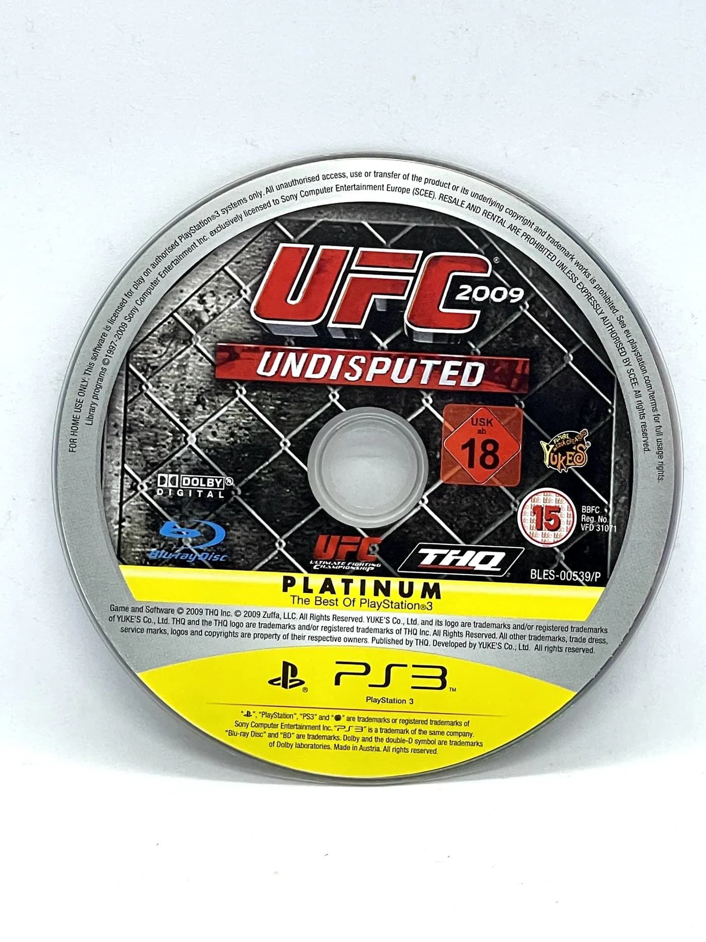 UFC 2009 Undisputed PS3 (sama gra)