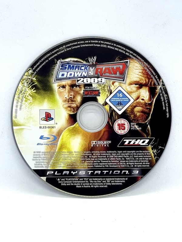 Smackdown vs Raw 2009 PS3 (sama gra)