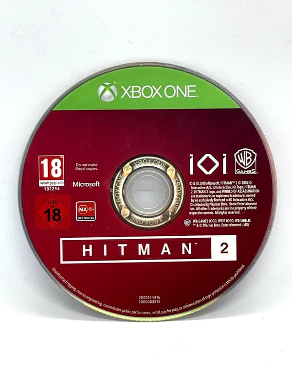 Hitman 2 Xbox One (game only)