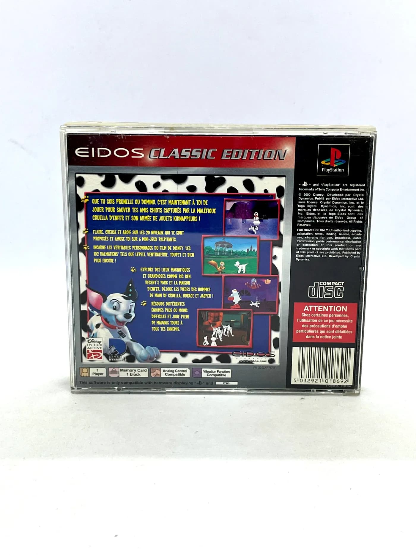 Disney's 102 Dalmatians Puppies To The Rescue PS1 PSX (FR)