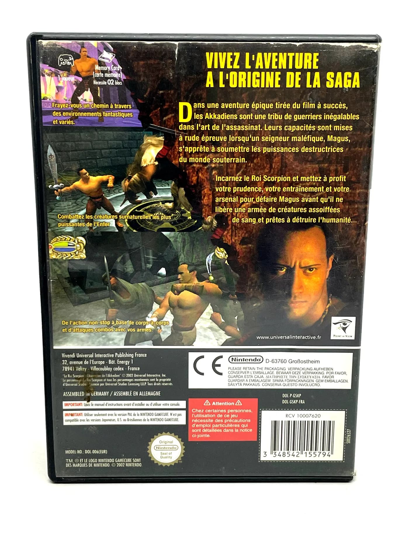 The Scorpion King Rise of the Akkadian Nintendo GameCube