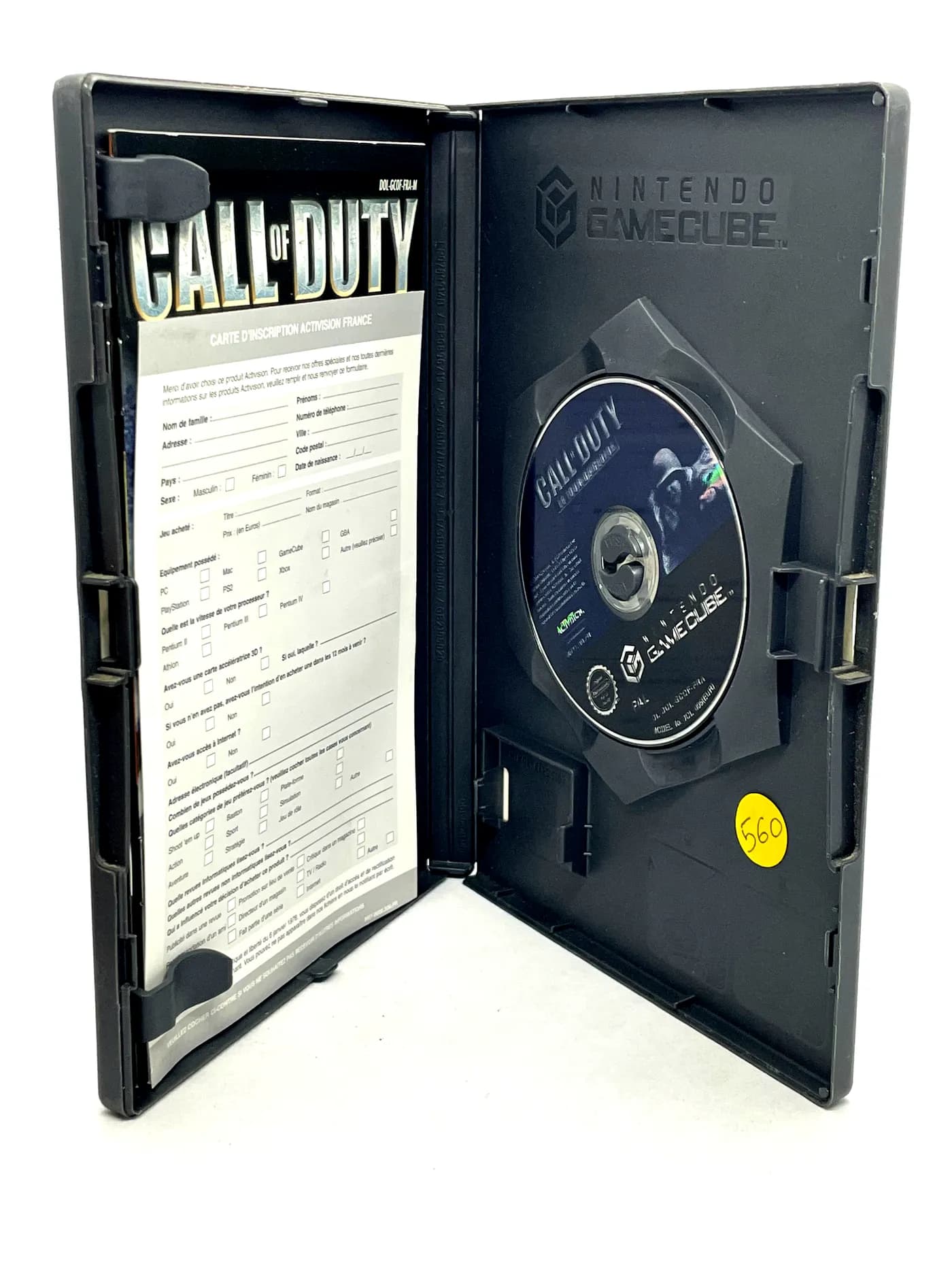 Call of Duty Finest Hour Nintendo GameCube (FR)