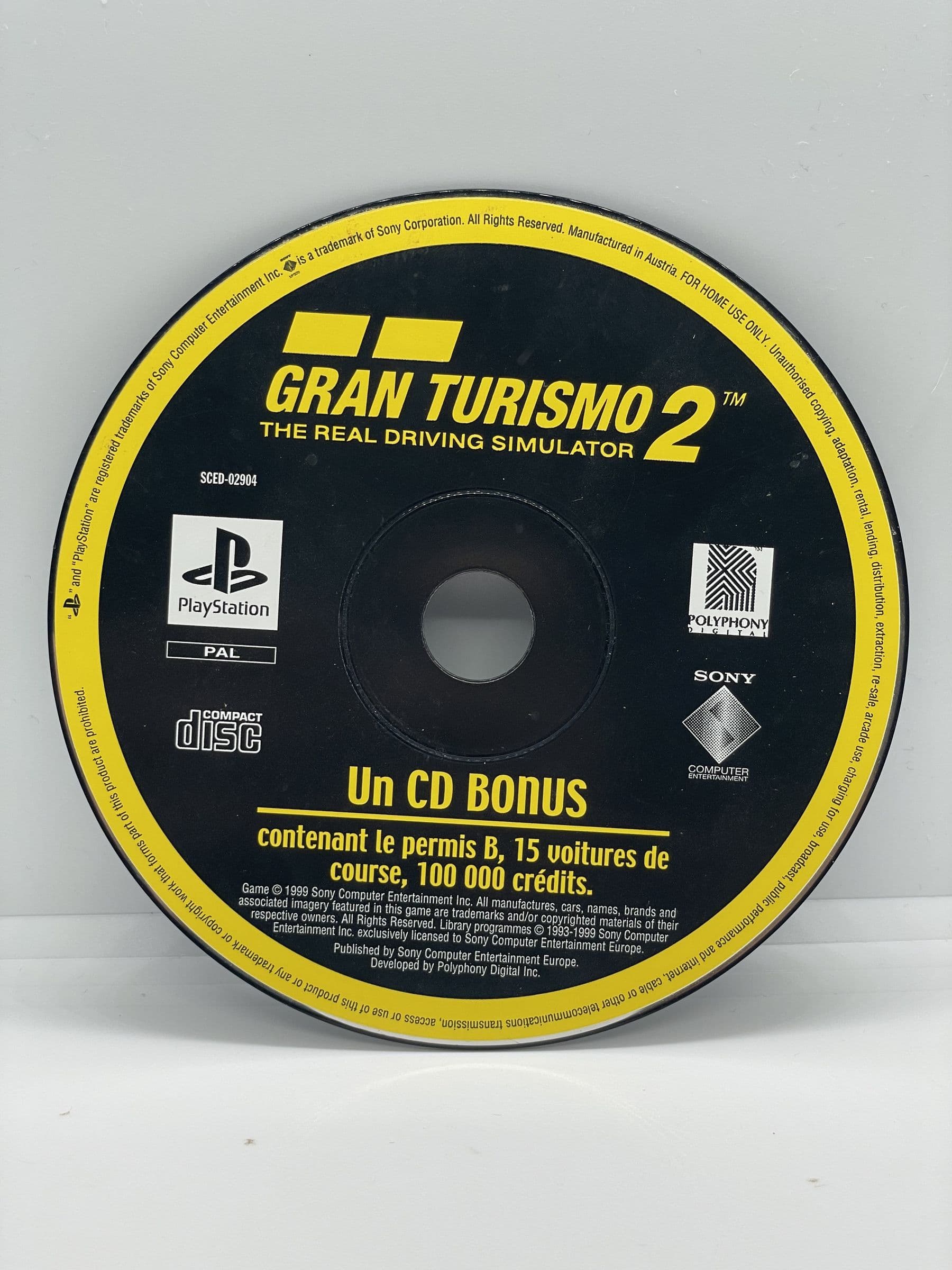 Gran Turismo 2 PS1 (Bonus CD)