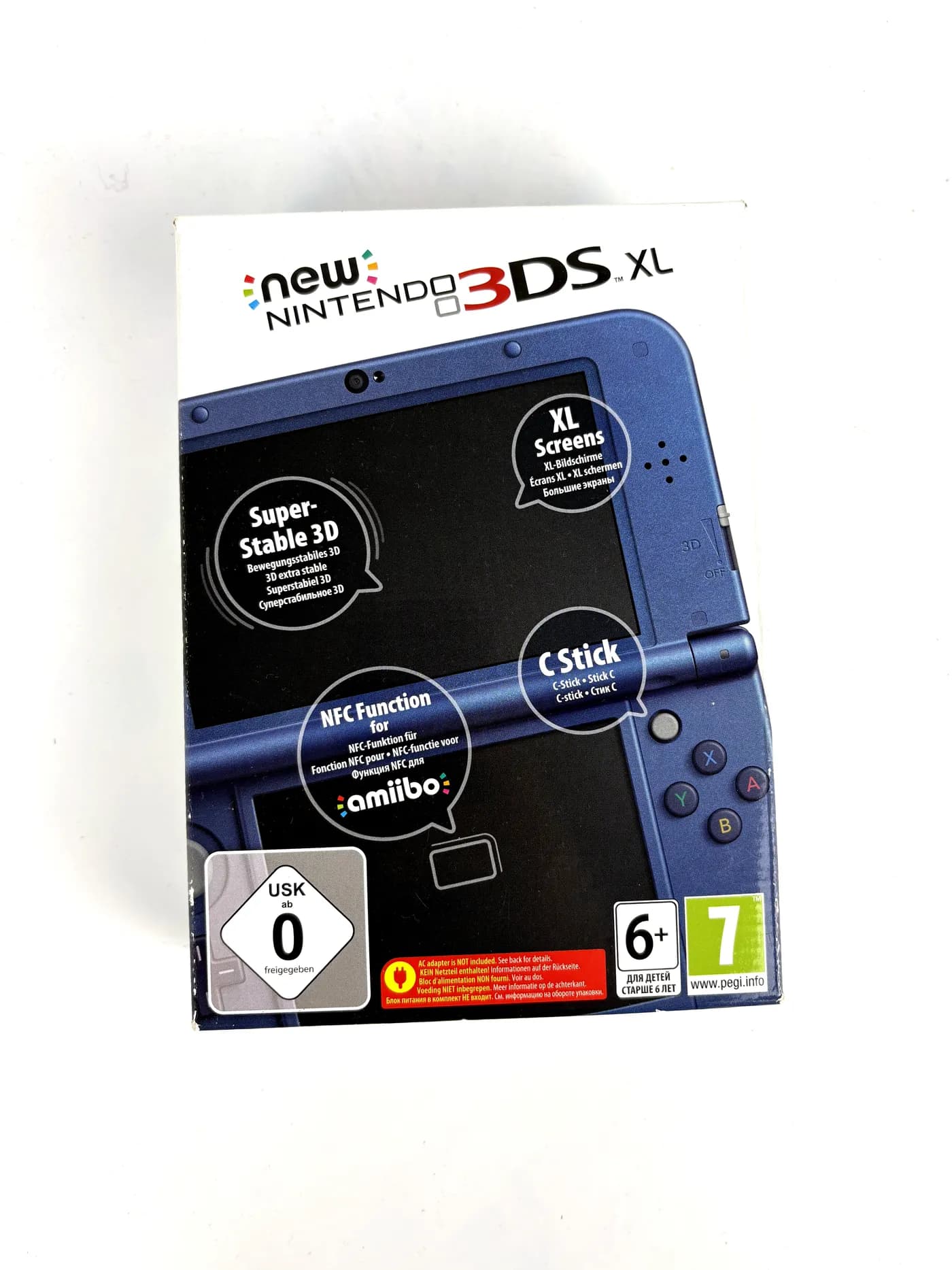 New Nintendo 3DS XL Console Metallic Blue Complete (2x IPS)