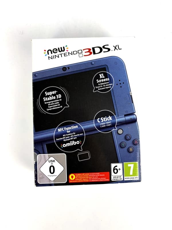 New Nintendo 3DS XL Console Metallic Blue Complete (2x IPS)
