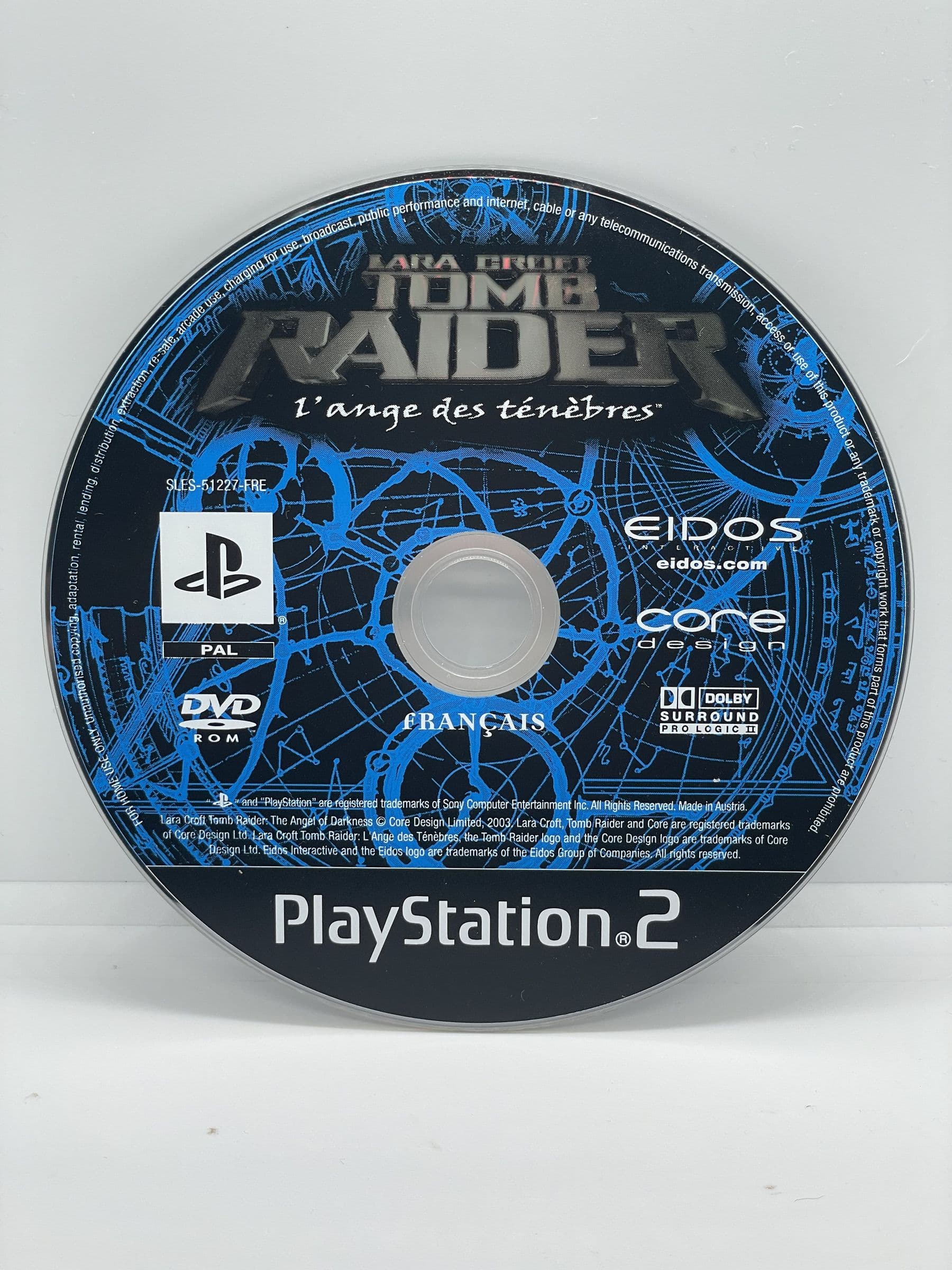 Lara Croft Tomb Raider: The Angel of Darkness PS2 (CD)