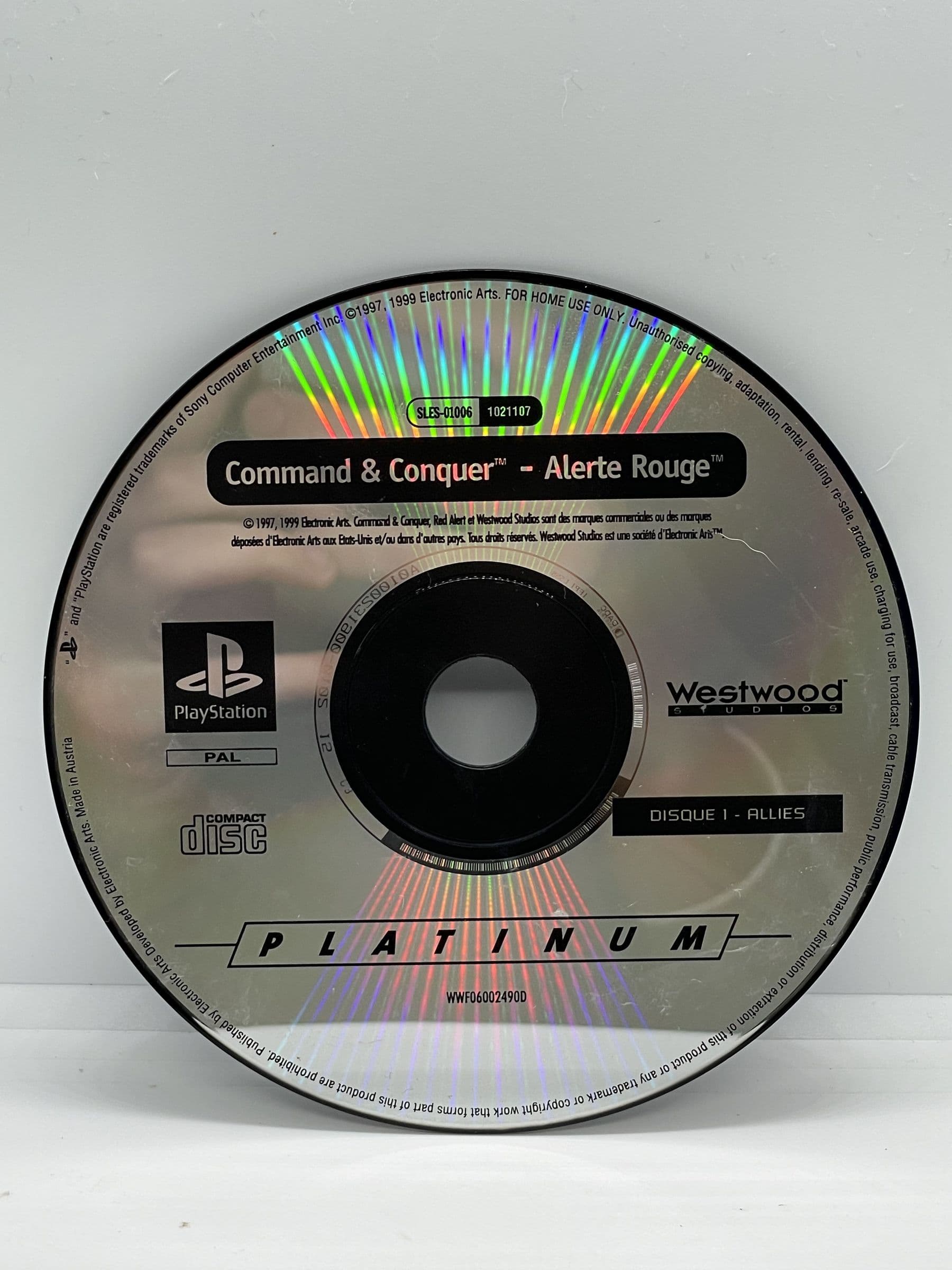 Command & Conquer Red Alert PS1 (CD1) (FR)
