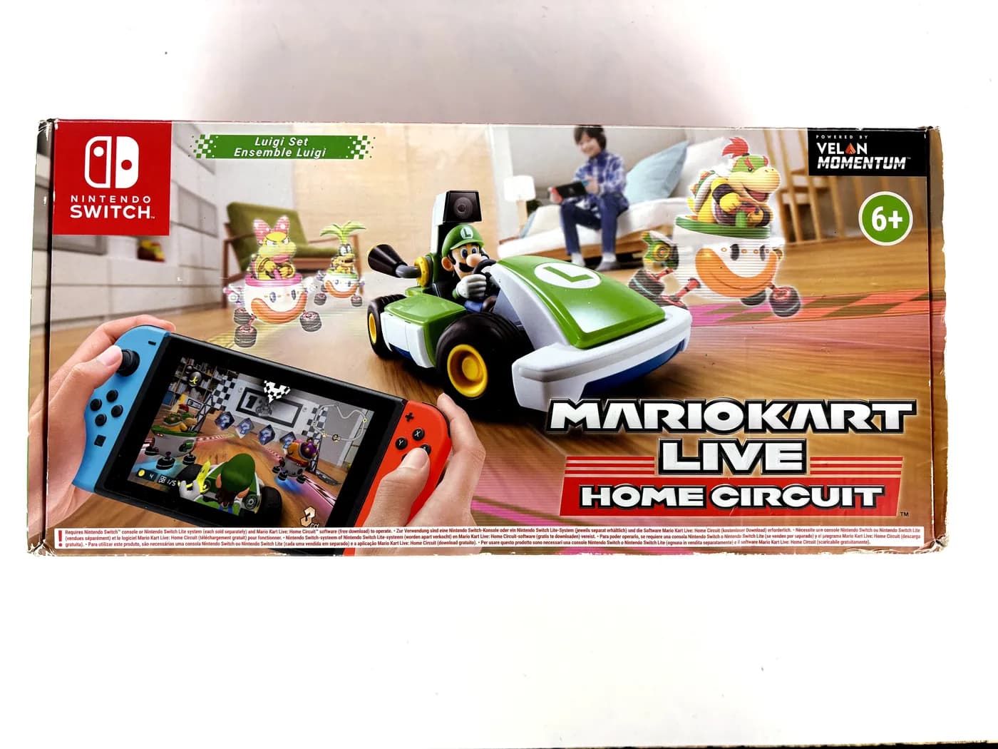 Mario Kart Live Home Circuit LUIGI Nintendo Switch Komplet