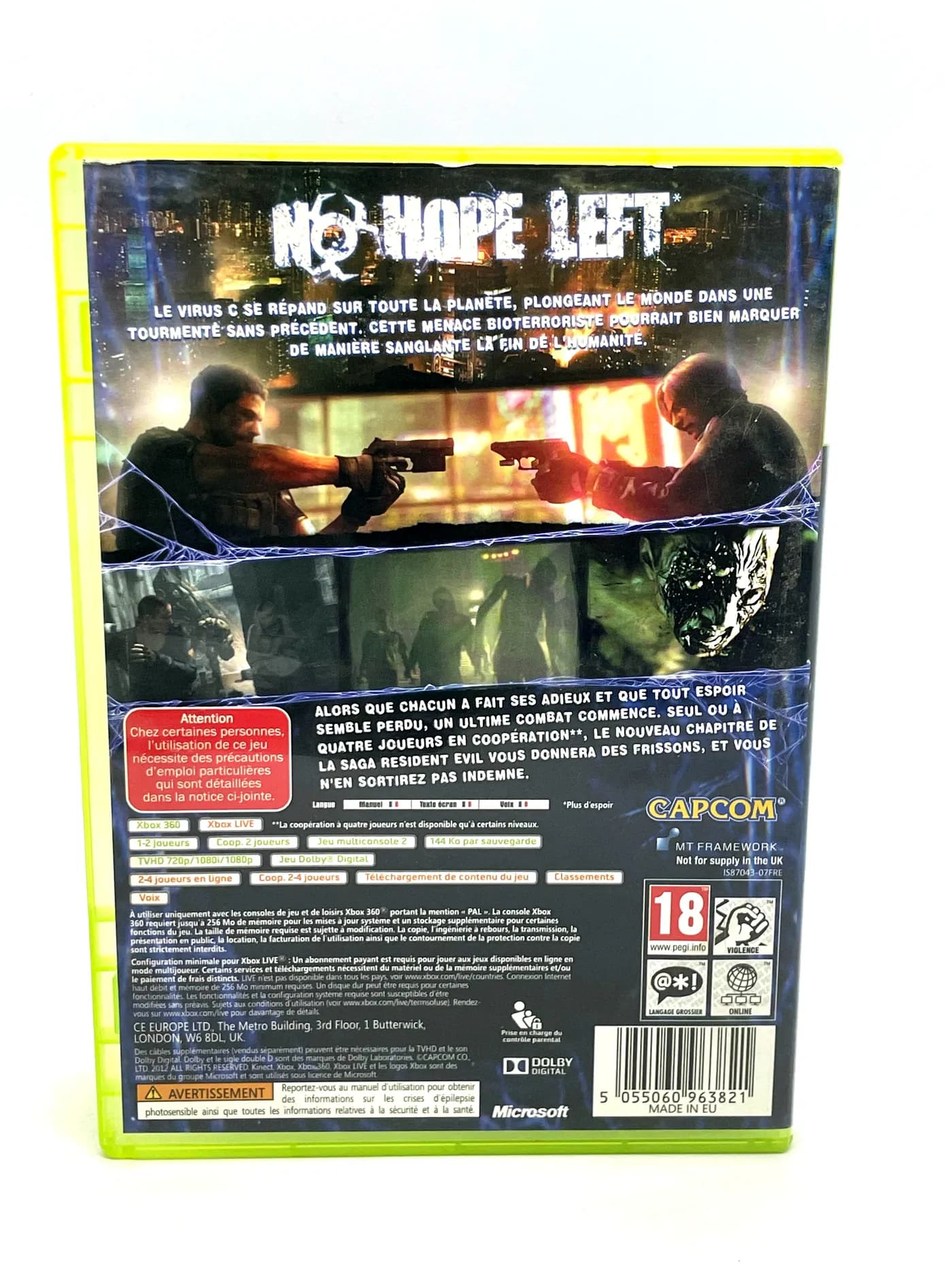 Resident Evil 6 Xbox 360