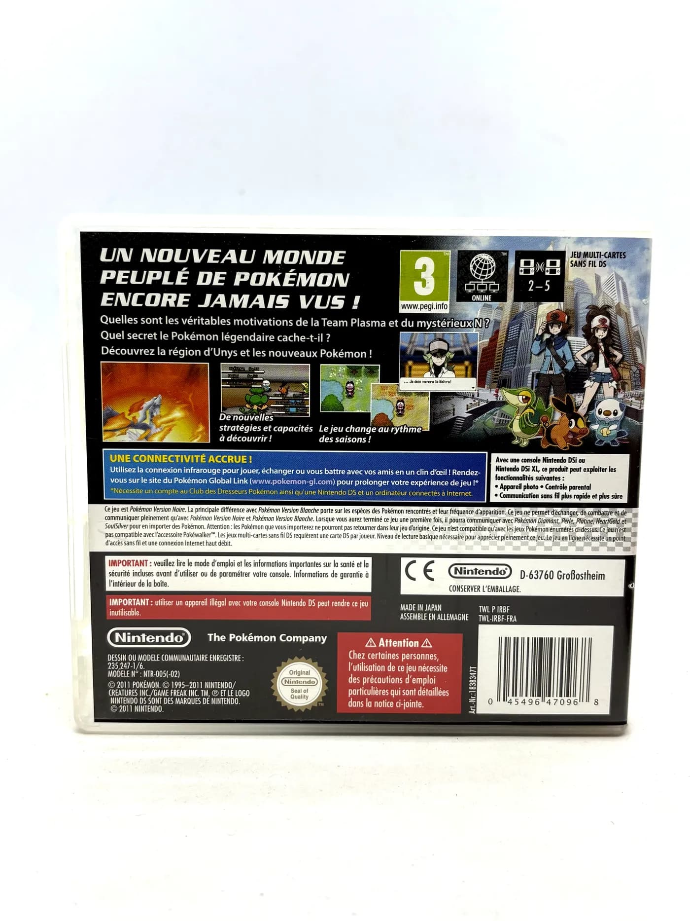 Pokemon Black Nintendo DS (FR)