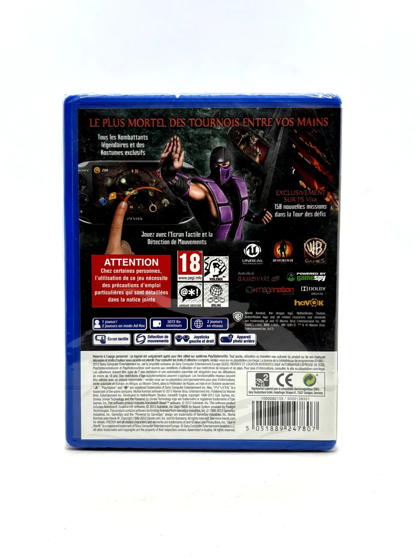Mortal Kombat PS Vita (New and Sealed - Slightly Torn)