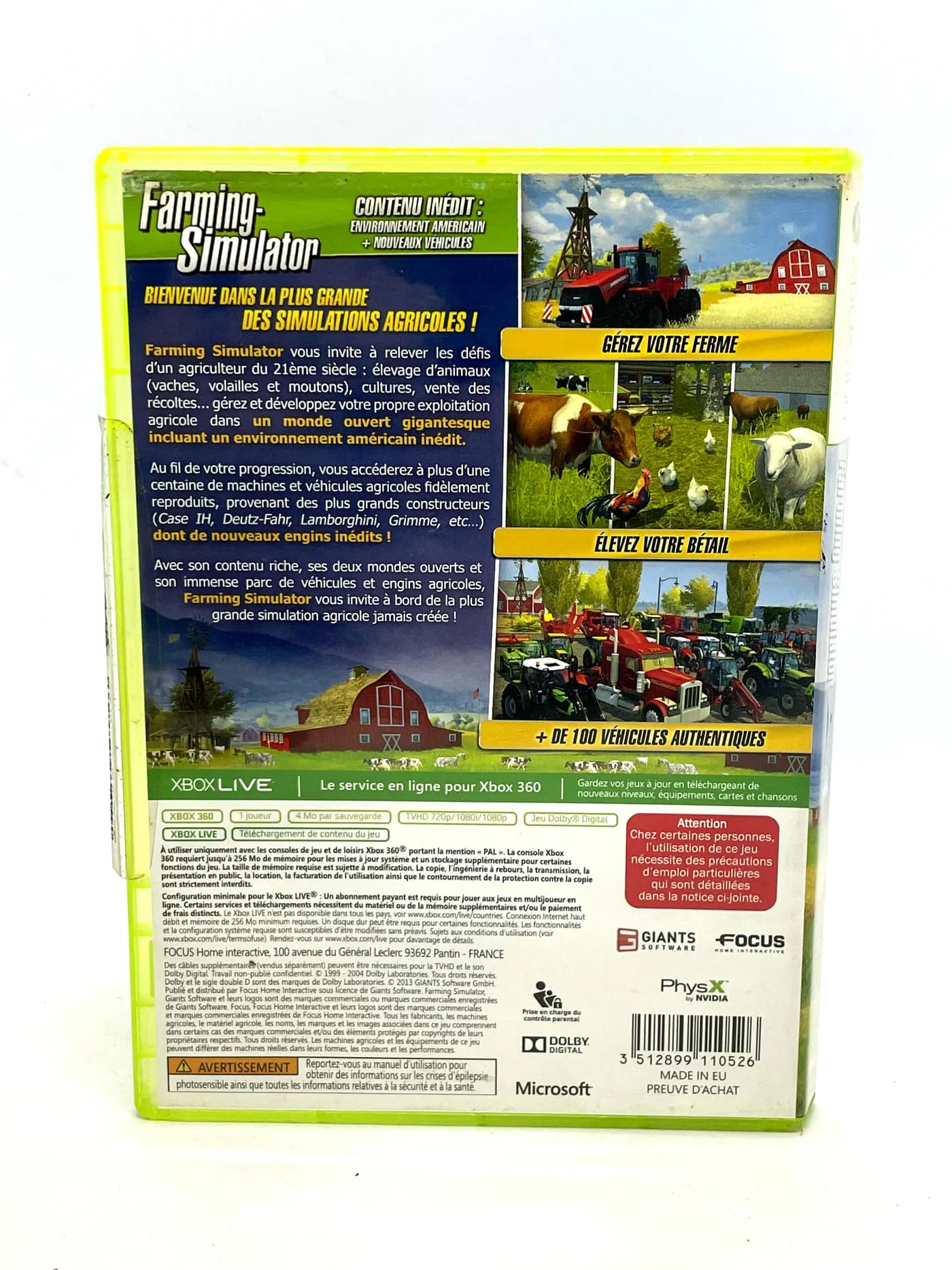 Farming Simulator Xbox 360