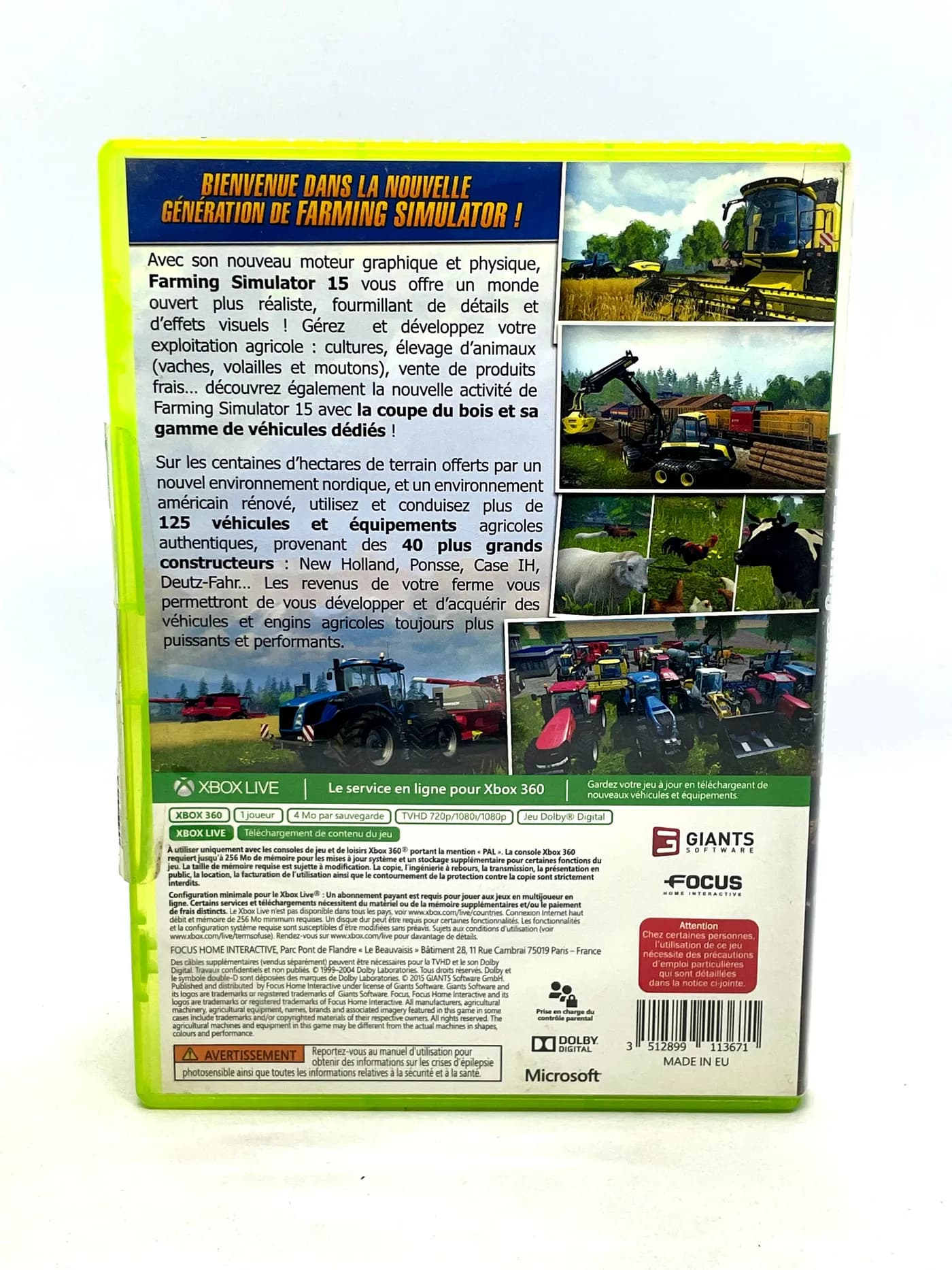 Farming Simulator 15 Xbox 360