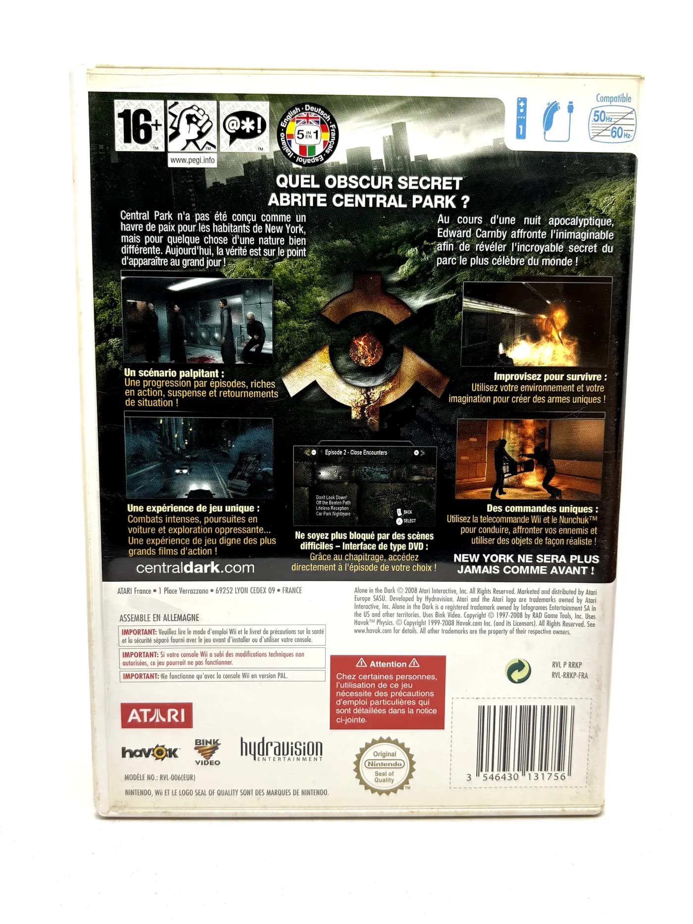 Alone in the Dark Nintendo Wii