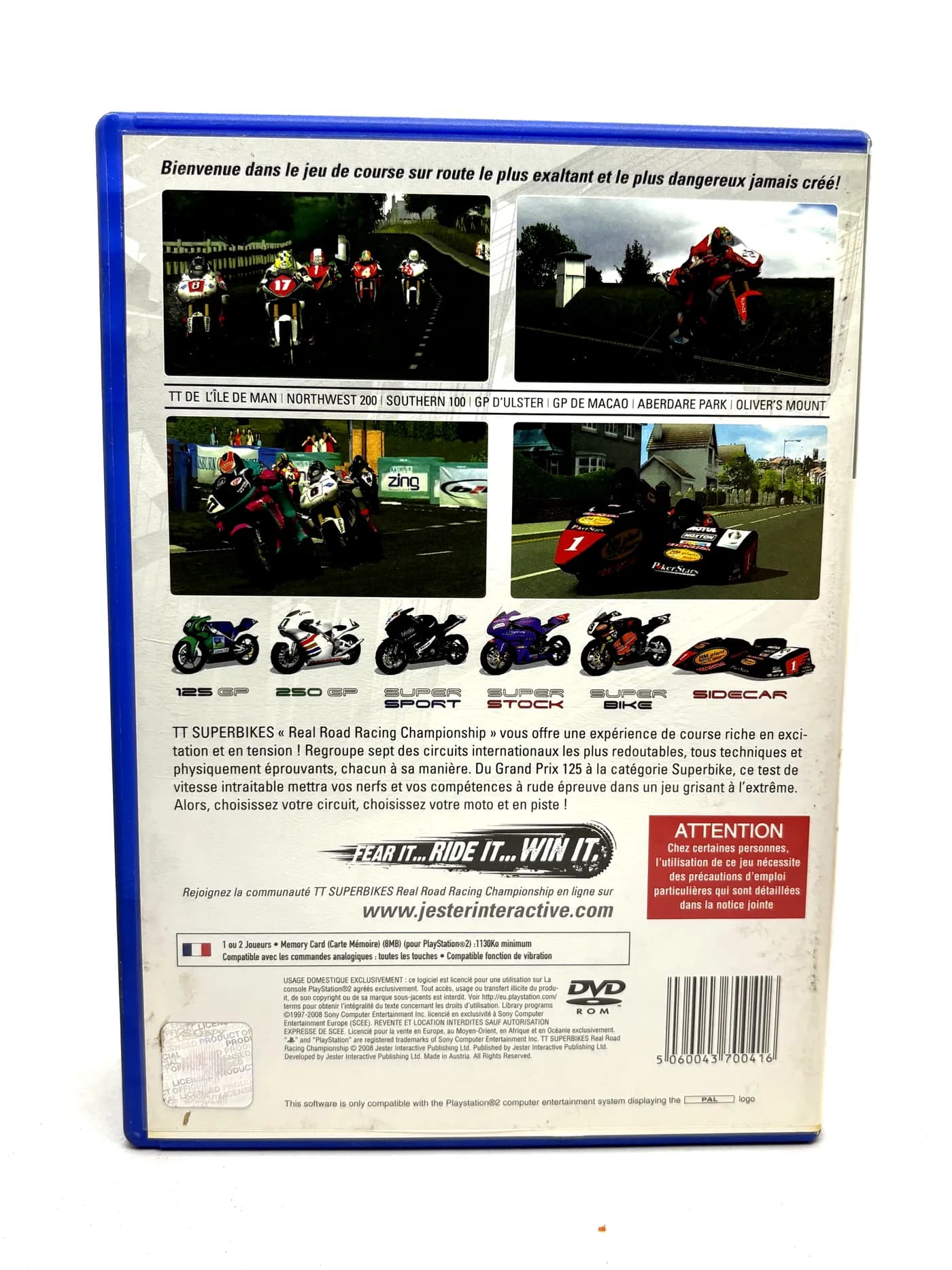 TT Superbikes Real Road Racing Championship PS2