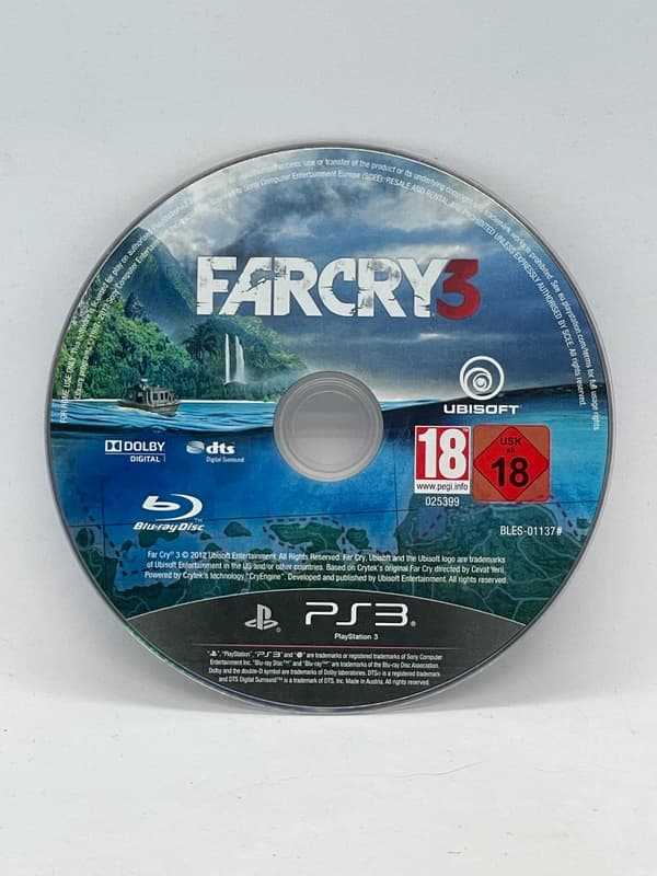 Far Cry 3 PS3 (game only)