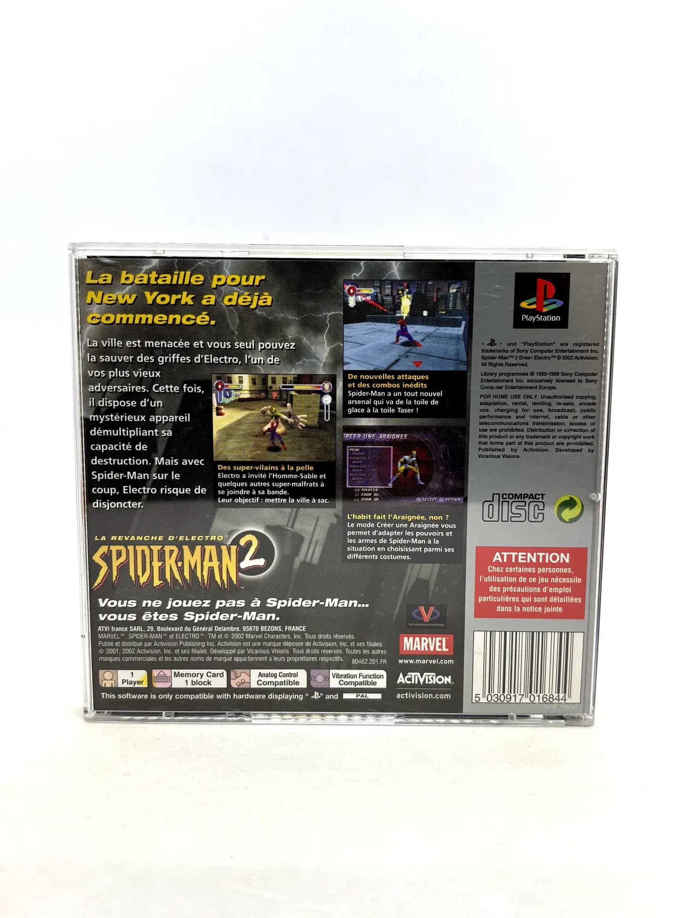 Spider-Man 2 Enter Electro PS1 PSX (FR)