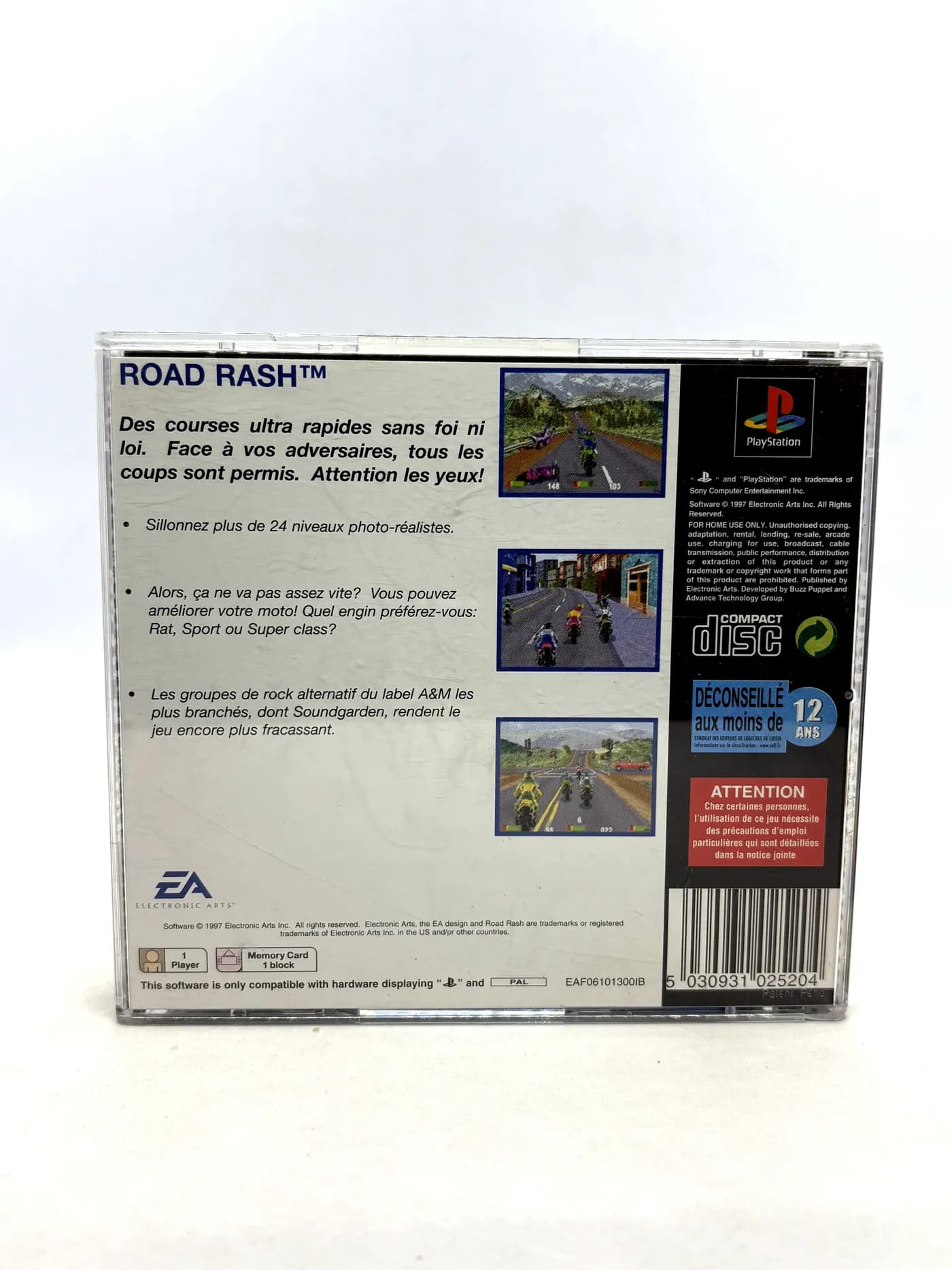 Road Rash PS1 PSX