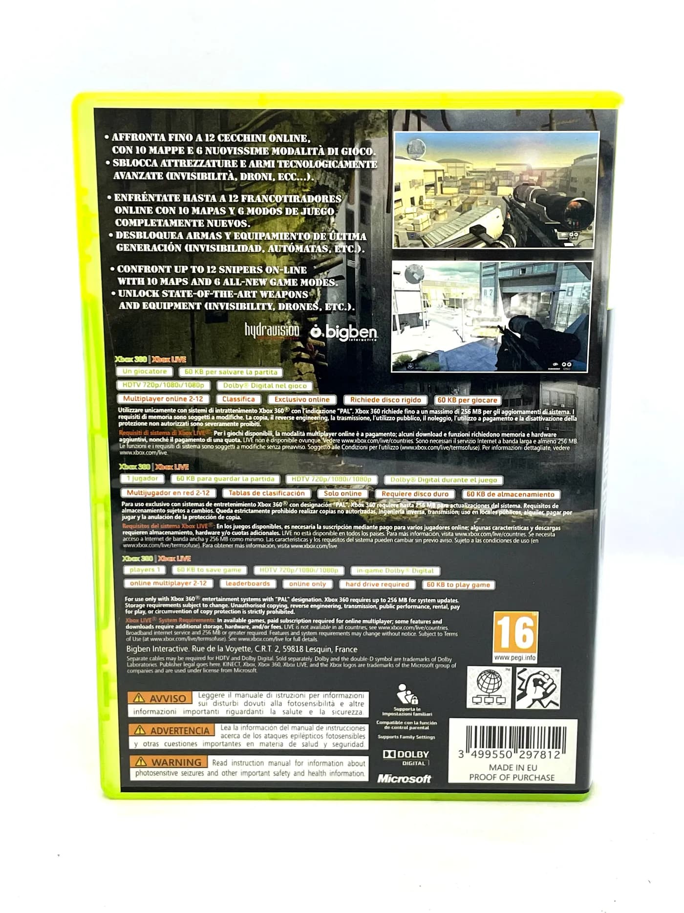Snipers Xbox 360