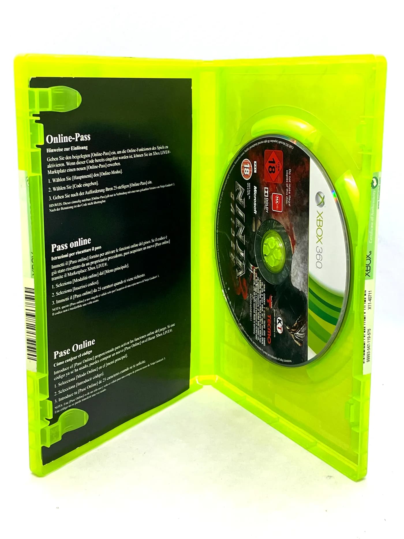 Ninja Gaiden 3 Xbox 360