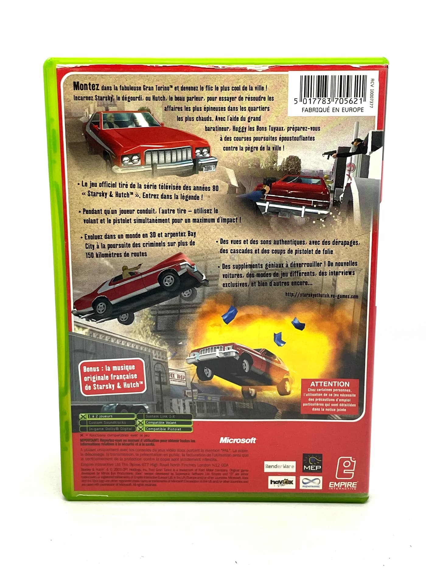 Starsky & Hutch Xbox