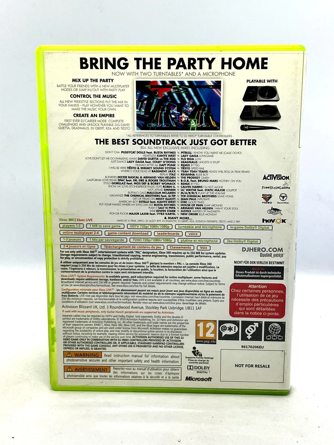 DJ Hero 2 Xbox 360